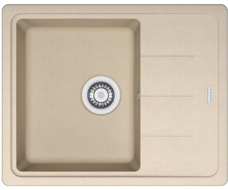 Zlewozmywak Franke Basis 1-komorowy beżowy 62x50cm Fragranite 1 szt.