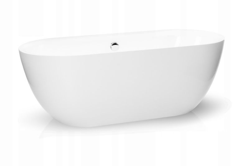 Wanna wolnostojąca Corciano Bari 170x75cm biała owalna akrylowa 1 szt.