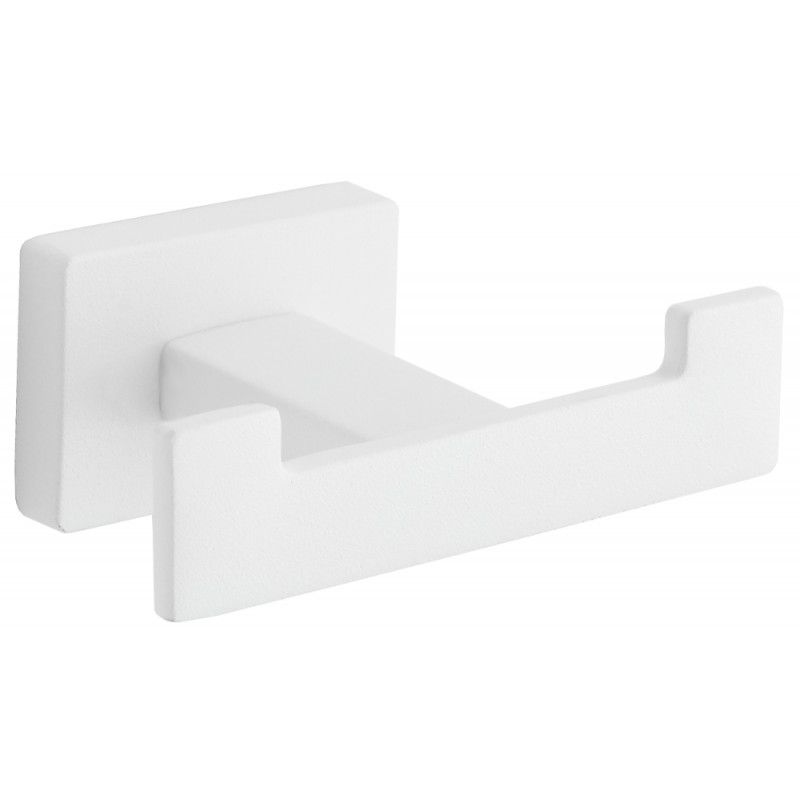 Haczyk na ręcznik podwójny Mexen Arno biały 1 szt.