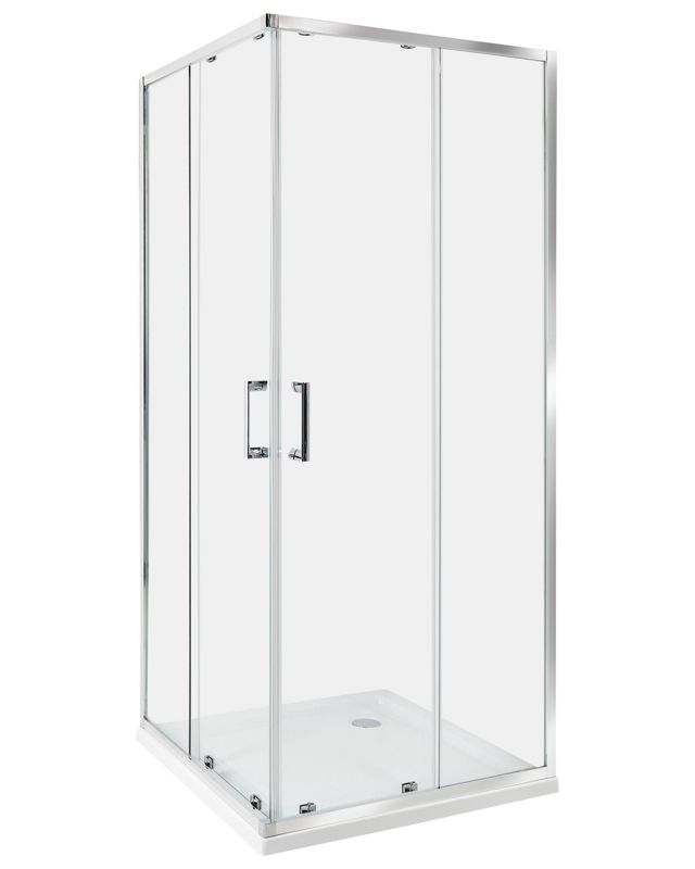Kabina prysznicowa Tela 80 x 80 x 185 cm Srebrny 1 szt.