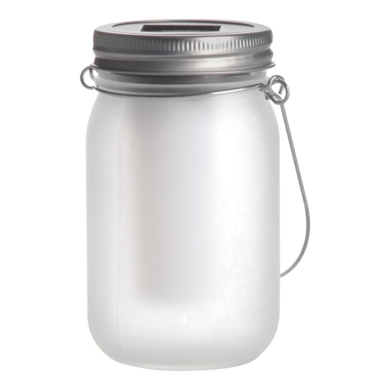 Lampa LED solarna MasterLED dekoracyjna słoik płomień lampion 30 lm IP44 czujnik zmierzchu 1 szt.