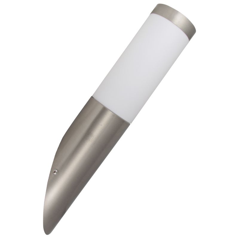 Kinkiet zewnętrzny E27 LED MasterLED Sora IP44 naścienny srebrny lampa elewacyjna 1 szt.