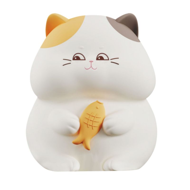 Lampka nocna Goldlux Kot LED silikonowa