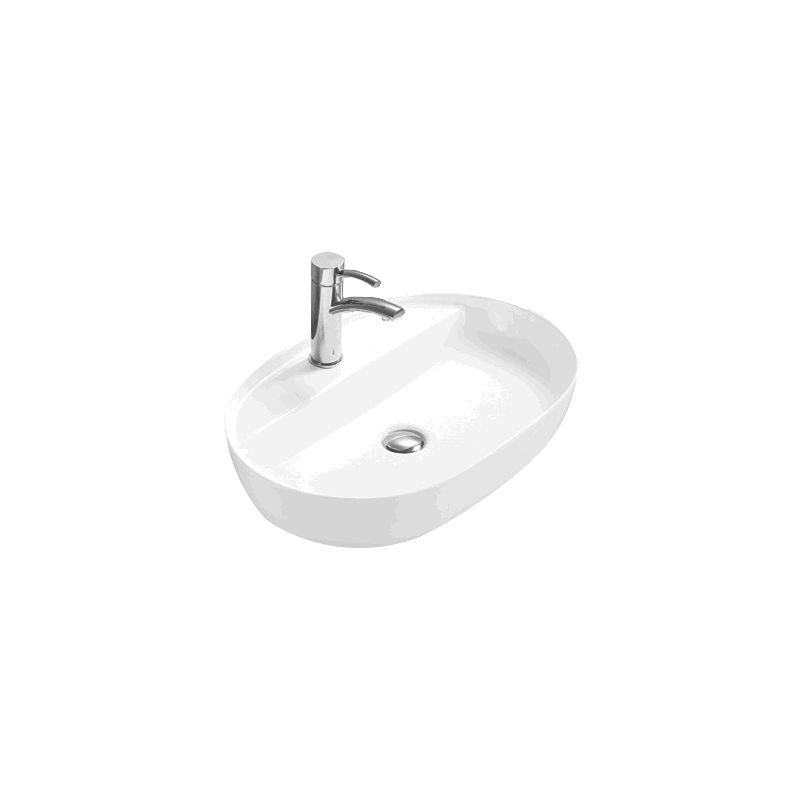 Umywalka nablatowa Mexen Adel biała 60,5 x 41 cm 1 szt.