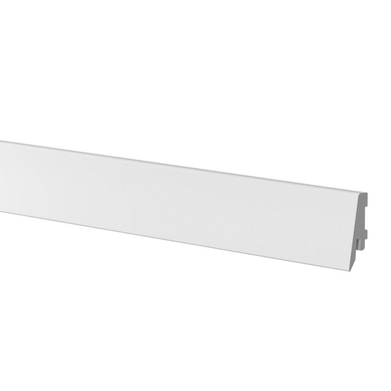 Listwa przypodłogowa spieniona PVC Krono Original 58 x 18 x 2400 mm biała