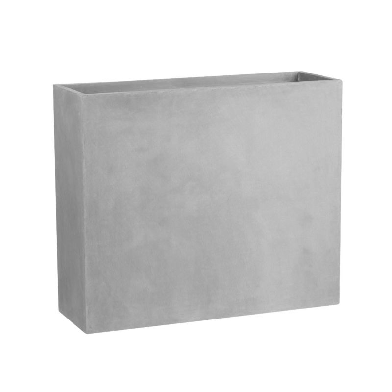 Doniczka Zadora Z Włókna Szklanego Na Taras Do Domu D272A Szary beton 1 szt