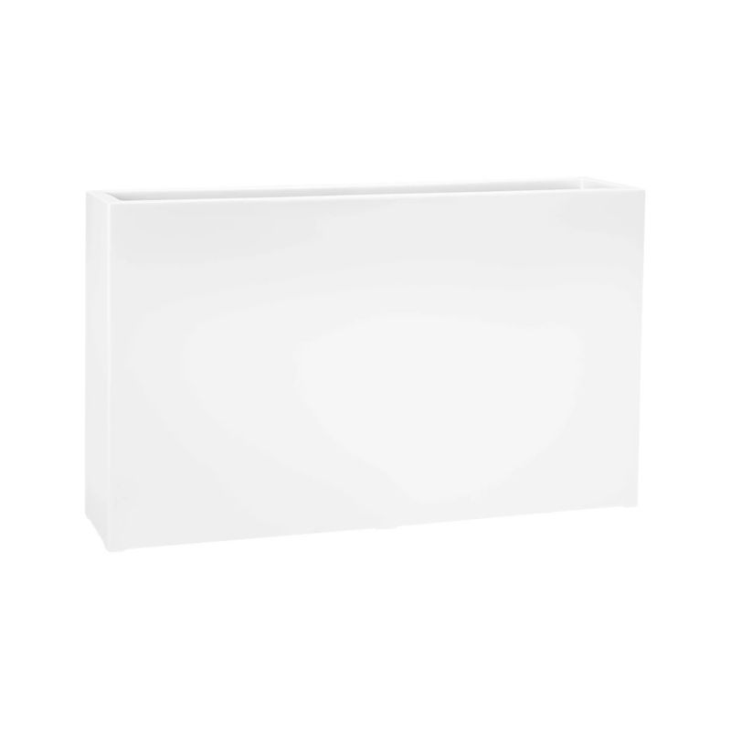 Doniczka Lechuza Z Włókna Szklanego Na Taras Do Domu D972G biały Połysk 1 szt