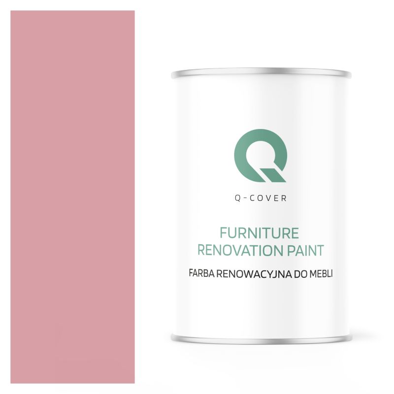 Farba Renowacyjna do Mebli Q-Cover Różowy jasny RAL3015 Półmat 1L