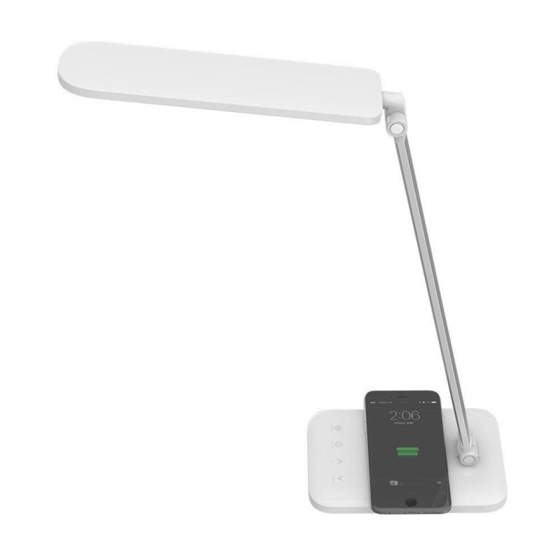 Lampa biurkowa V-TAC biała LED 16W 2700K-6500K 1000lm IP20 wym: 39.6 x 24.6 x 18 cm tworzywo sztuczne - 1 szt.