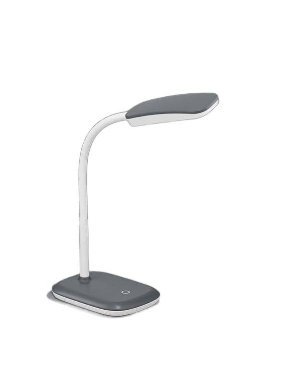 Lampka biurkowa RL Boa srebrna LED 3.5W 3000K 350lm IP20 wym: 36 x 11 x 11 cm tworzywo sztuczne - 1 szt.
