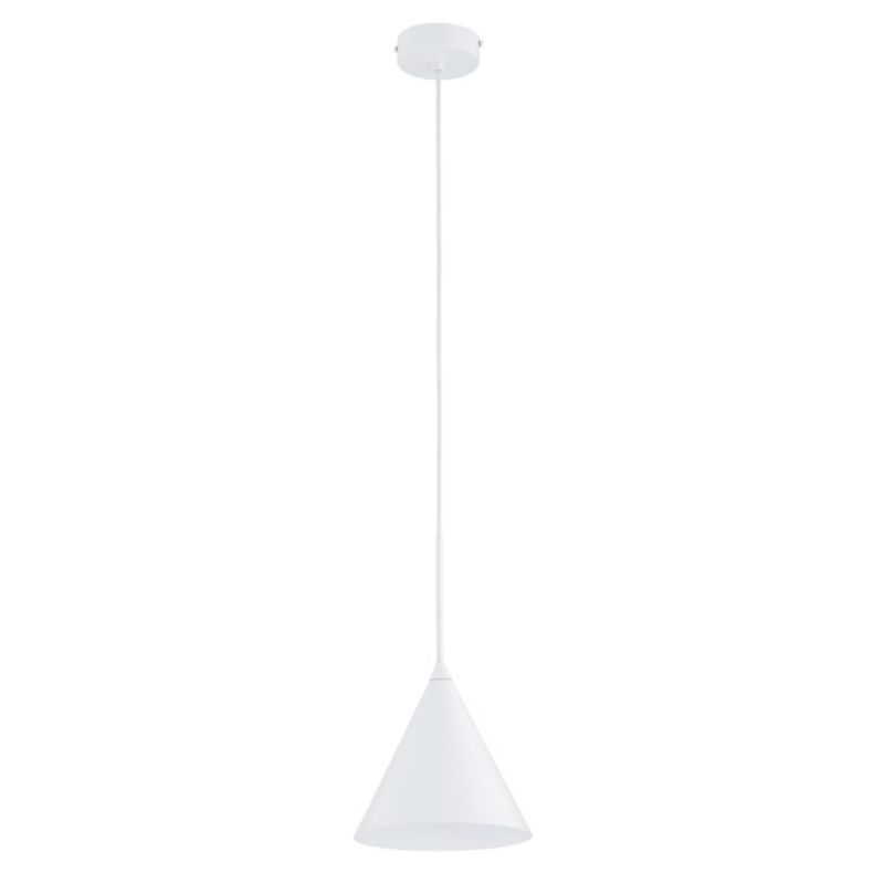 Lampa wisząca Alfa Fabo biała minimalistyczna 1xE27 x 15W 1 szt.