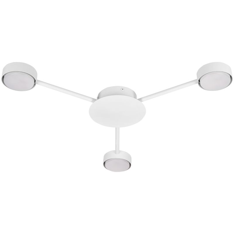 Żyrandol LED MasterLED Zibo GX53 potrójna lampa sufitowa 65cm biały 1 szt.