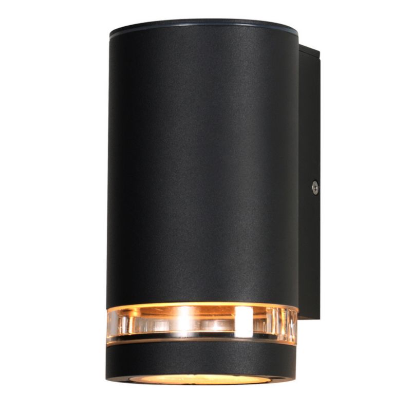 Kinkiet ścienny zewnętrzny Candellux Senecio czarny 1 x GU10 x 35W IP44 wym: 16,5 x 10,5 x 9,2 cm - 1 szt.