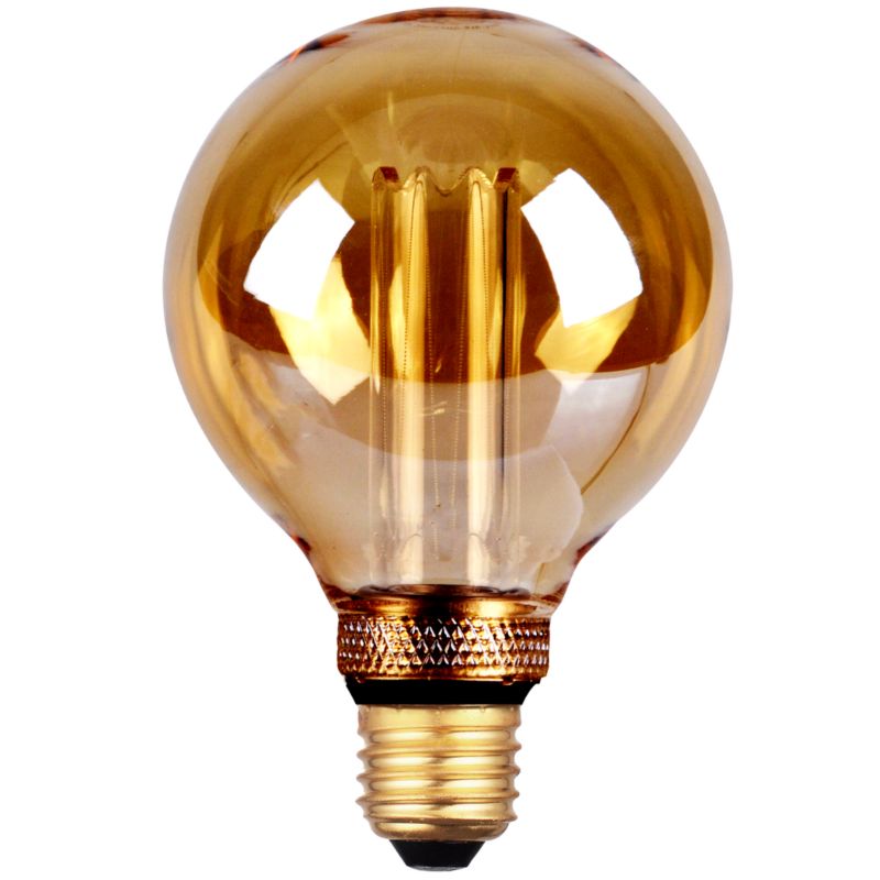 Żarówka Sanico Goldlux LED E27 G95 4W DecoVintage Amber Pillar 1800K - 1 szt.