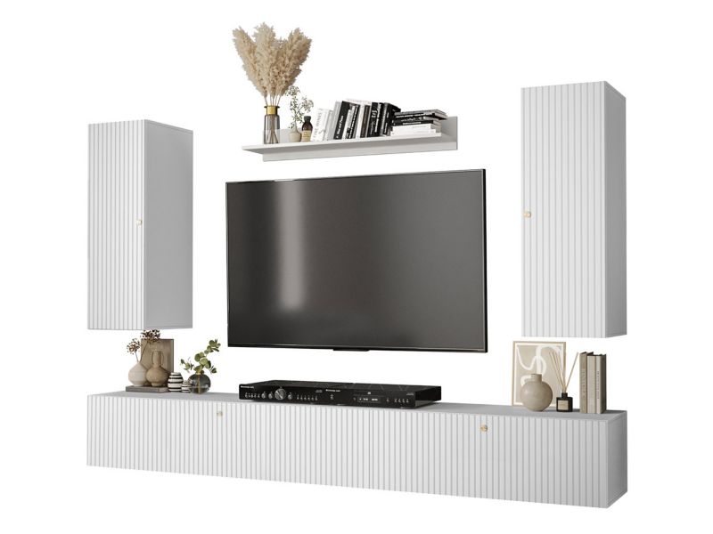 Meblościanka MIRJAN 24 Waldi Slim I 2 biały 1 kpl.