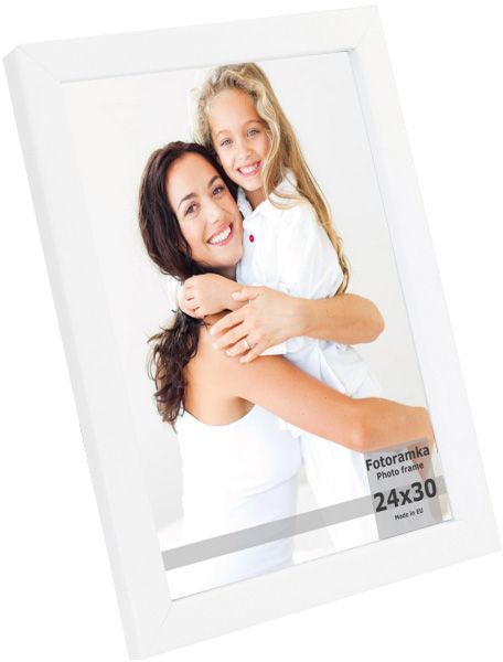 Ramka na zdjęcia Knor Izabela 24 x 30 cm biały mat