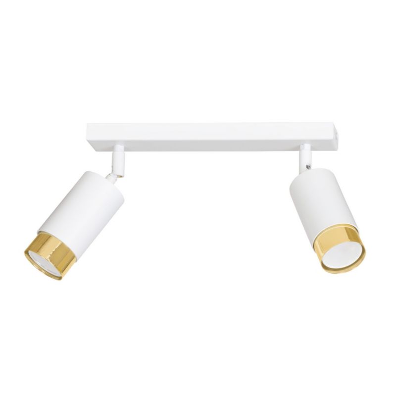 Spot sufitowy Emibig Hiro złoto-biały 2 x GU10 x 30W IP20 - 1 szt.