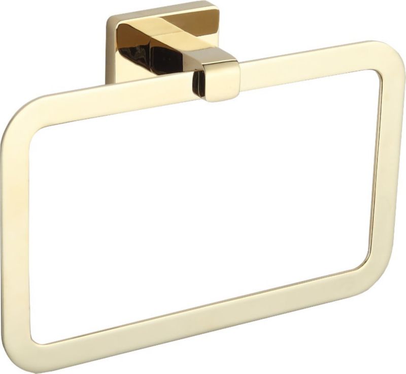Wieszak na ręcznik ring Mexen Asis złoty 22,5x15 cm 1 szt.