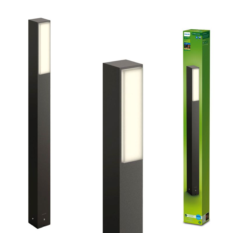 Lampa Ogrodowa Philips zewnętrzna słupek 77cm LED 3.8W 800lm 2700K 1 szt
