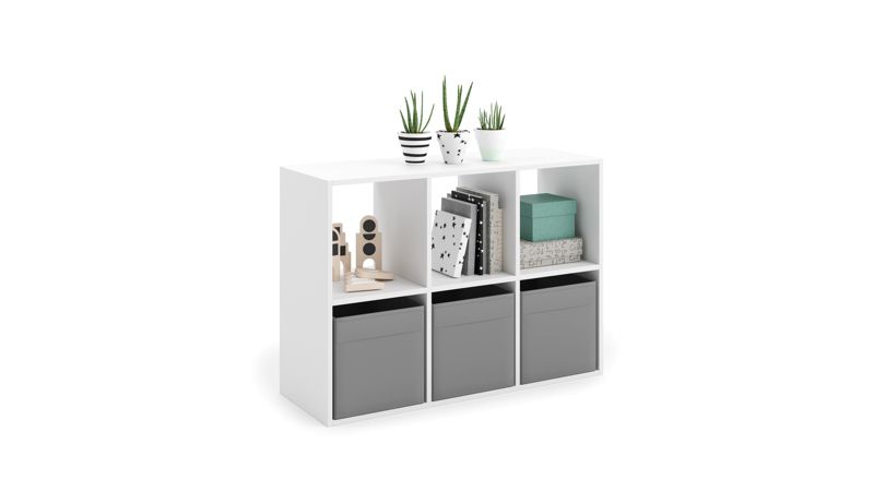 Regał Kob Lonii 2x3 biały 1 szt.