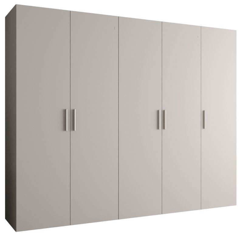 Szafa uchylna Abiks BARI 1 250 wys. 202 cm Kaszmir + u. Srebrny 1 szt