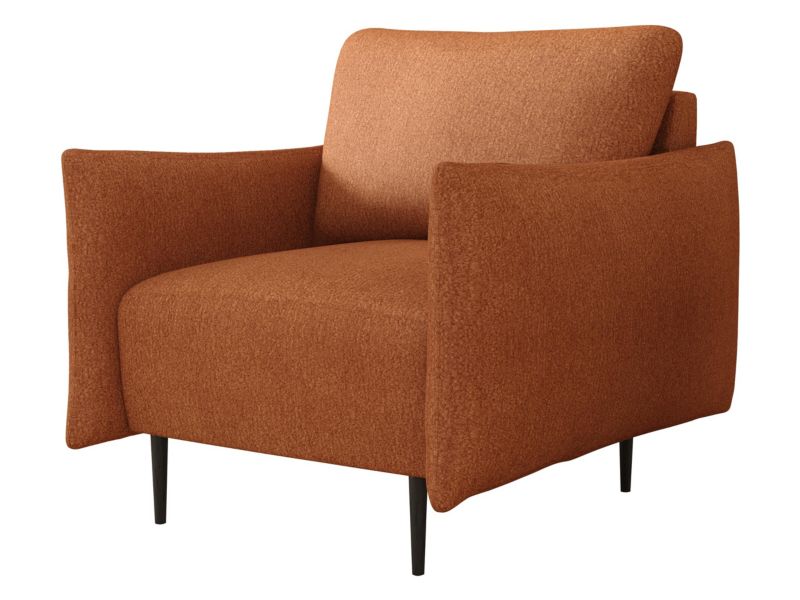 Fotel MIRJAN 24 nowoczesny Lambi miedziany 1 szt.