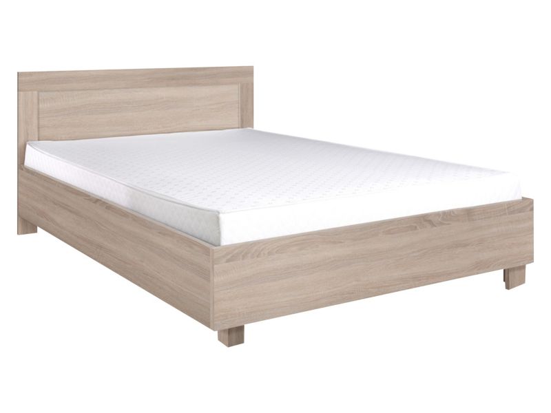 Łóżko z materacem MIRJAN 24 Cezar 22 160x200 dąb sonoma 1 szt.
