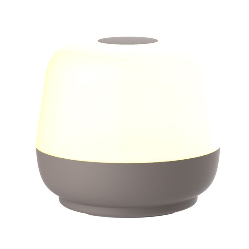 Lampa stołowa Polux Samba biała LED 1.2W 2700K 170lm akumulator IP44 wym: 8.2 x 9.1 x 9.1 cm tworzywo sztuczne - 1 szt.