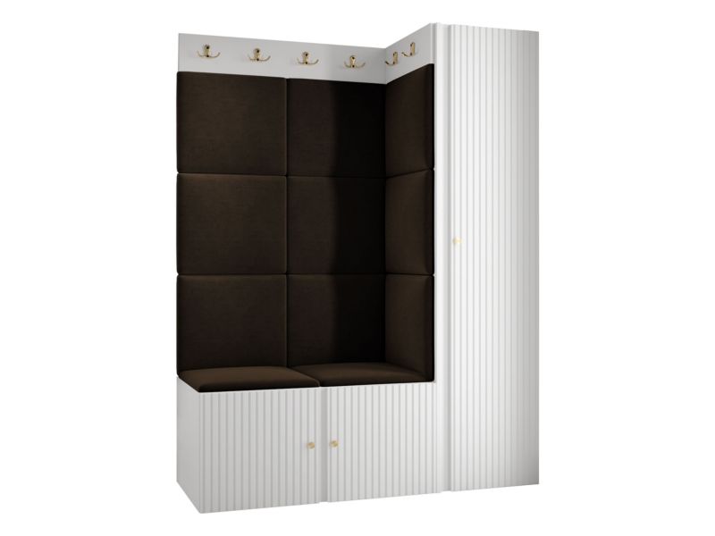 Zestaw MIRJAN 24 Orion Ryfel Slim IX biały + brązowy 1 kpl.