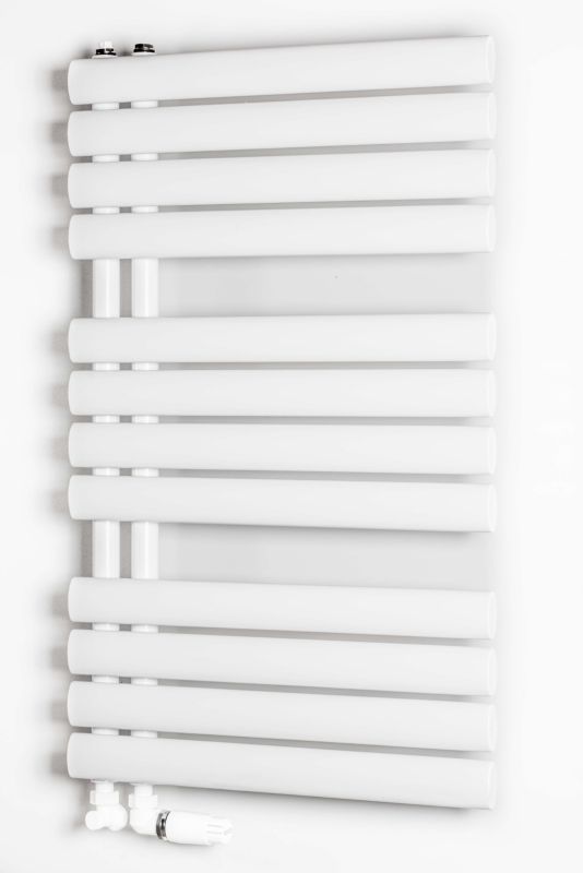 Grzejnik łazienkowy LUXRAD Flag bis 816 x 500 mm biały 1 szt