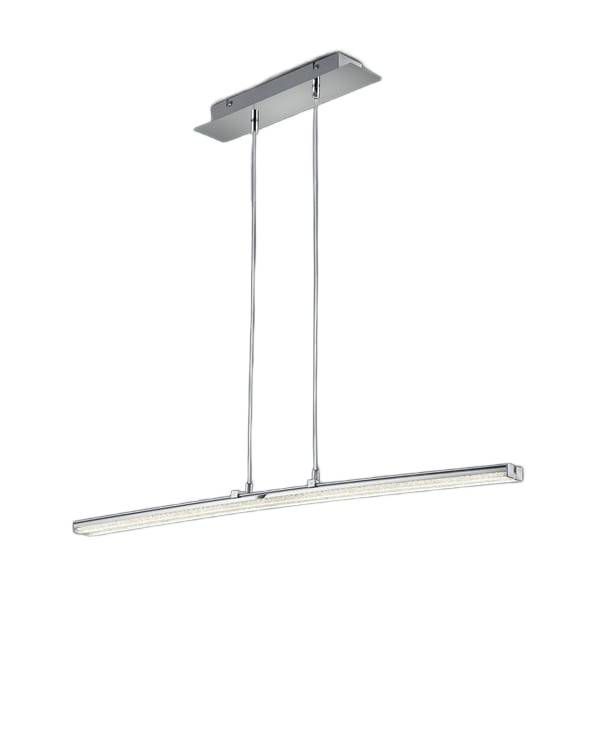 Lampa wisząca RL Spread srebrno-biała wym: 150 x 140 x 8 cm wbudowany LED 8W 1 szt.