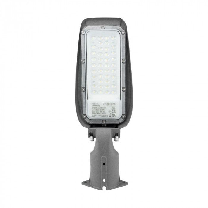 Lampa uliczna Ecolight Place I Ulice szara LED 30W 4000K 3900lm IP65 wym: 36,3 x 12,5 x 8,3 cm - 1 szt.
