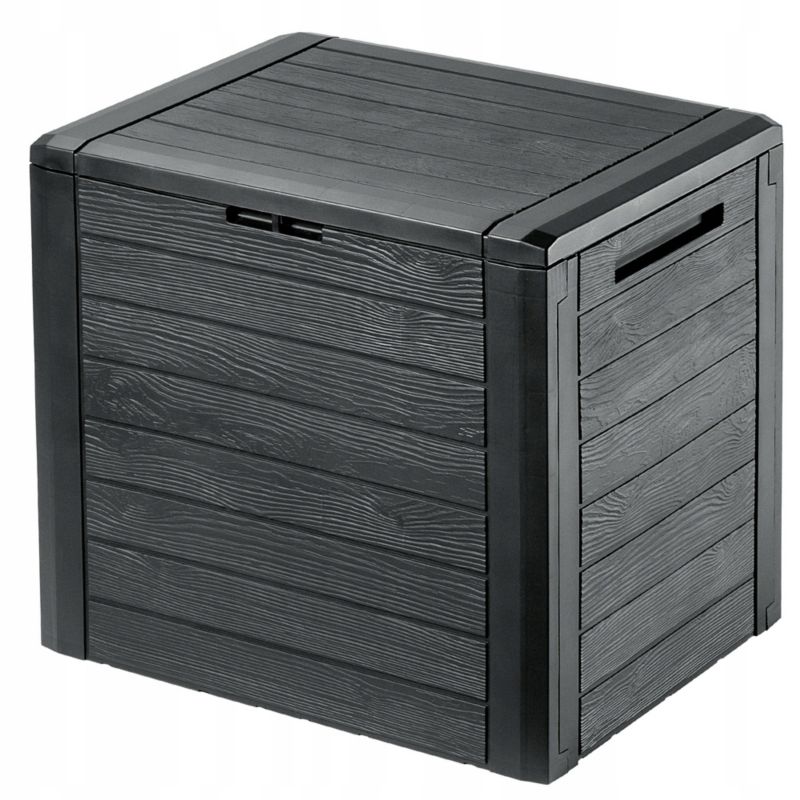 Skrzynia Ogrodowa KADAX Balkonowa Kufer 140L Do Ogrodu Balkon Taras Brązowa 1szt.