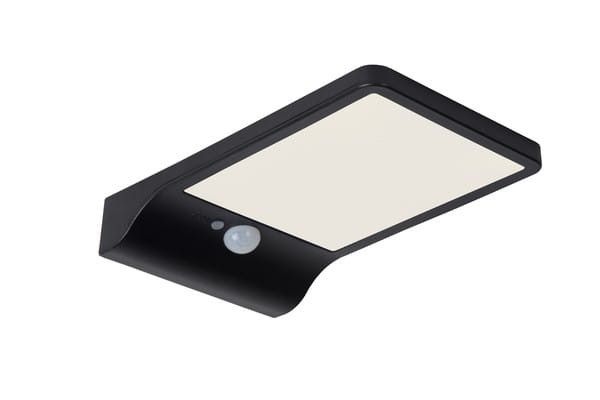 Kinkiet zewnętrzny z czujnikiem Lucide Basic czarno-biały LED 3W 2700K 380lm IP44 wym: 3 x 11 x 19 cm aluminium - 1 szt.