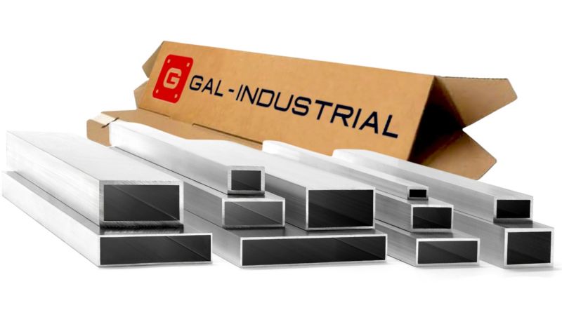 Profil Aluminiowy GAL-INDUSTRIAL 60x30x3 mm 280 cm Rura Prostokątna Aluminium Na Wymiar 1 szt.