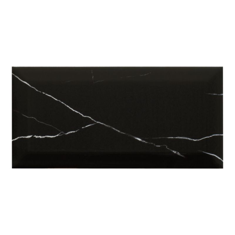 Glazura Trentie 10 x 20 cm black merable 1 m2