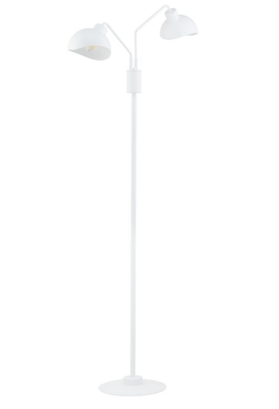 Lampa podłogowa stojąca Sigma Lighting Roy biała klasyczna 2 x E27 x 20W wym: 164 x 85 x 30 cm - 1 szt.