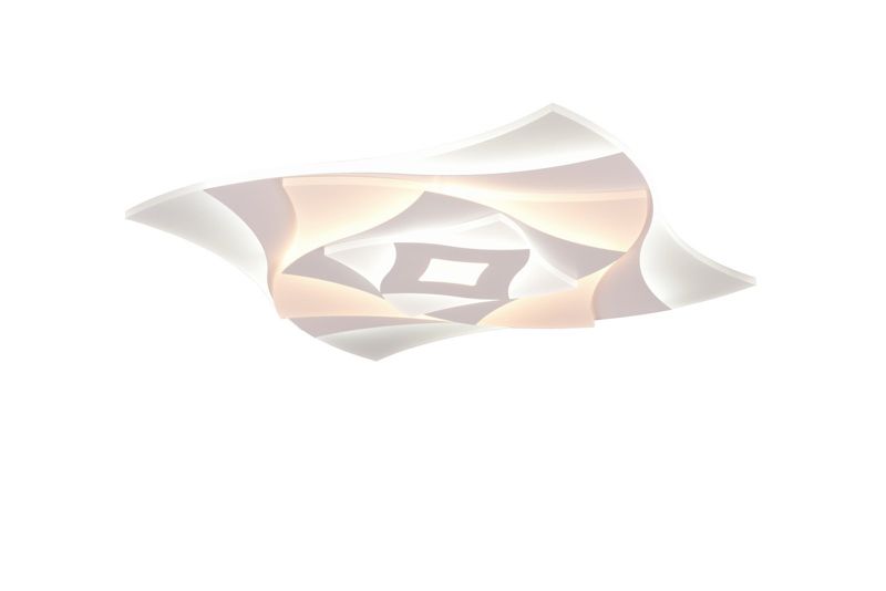 Lampa sufitowa wisząca Trio Akita 5293 biała pilot wbudowany LED 56W 1 szt.