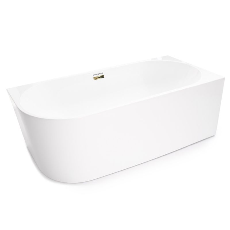 Wanna wolnostojąca Corciano Crete Prawa 170x80cm ze złotymi dodatkami 1szt.
