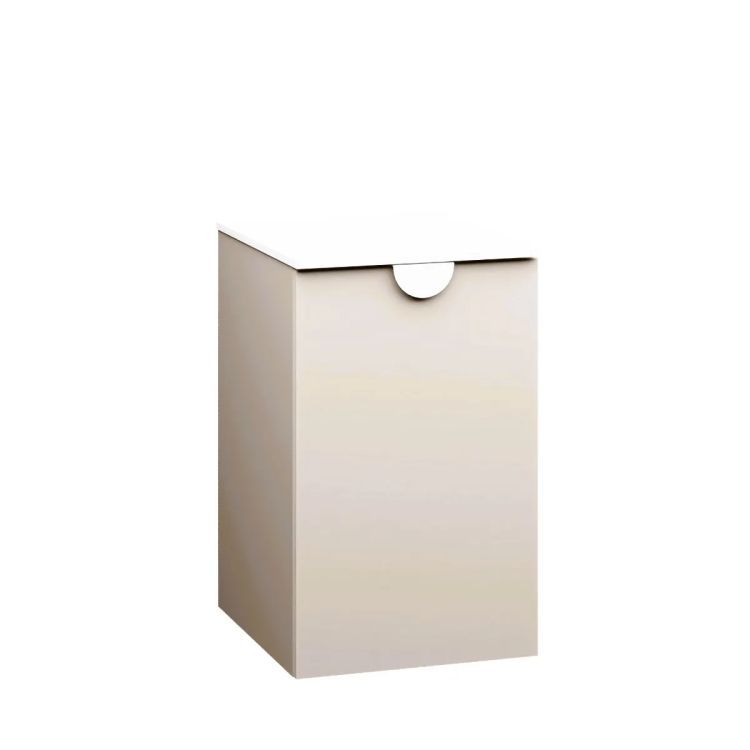 Szafka łazienkowa KROFAM COCO 40 cm kaszmir półmat z koszem na pranie 1 szt.