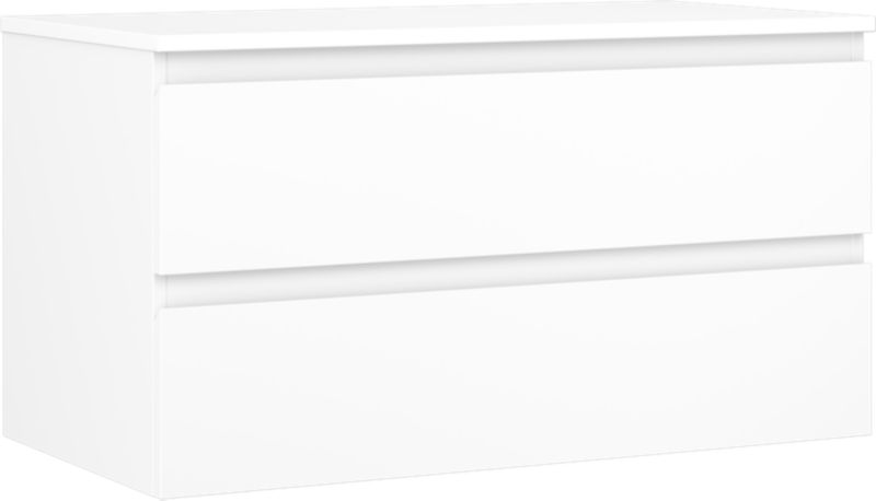 Szafka łazienkowa podumywalkowa Mexen Orio biała mat 90x47 cm 2 szuflady 1 szt.