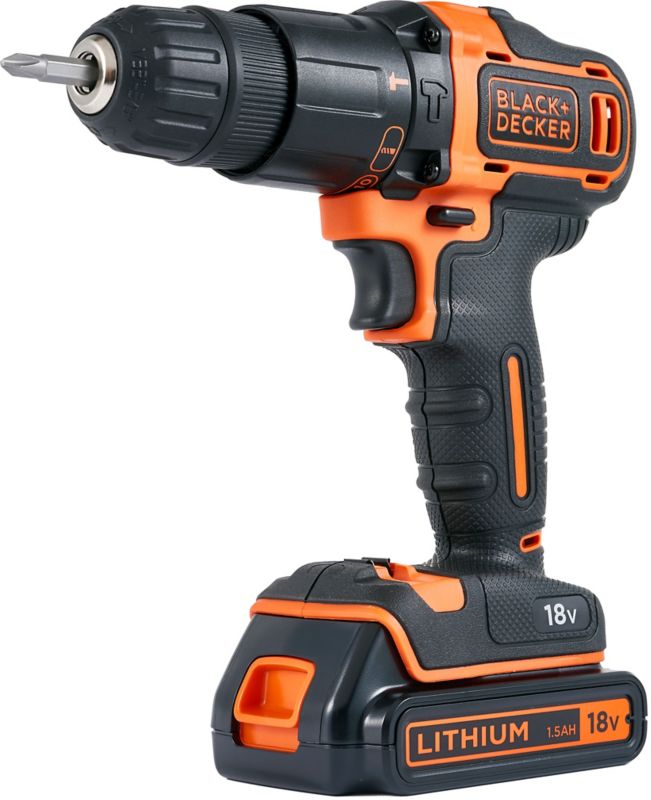 Wkrętarka udarowa Black&Decker 18 V 2 x 1,5 Ah z torbą
