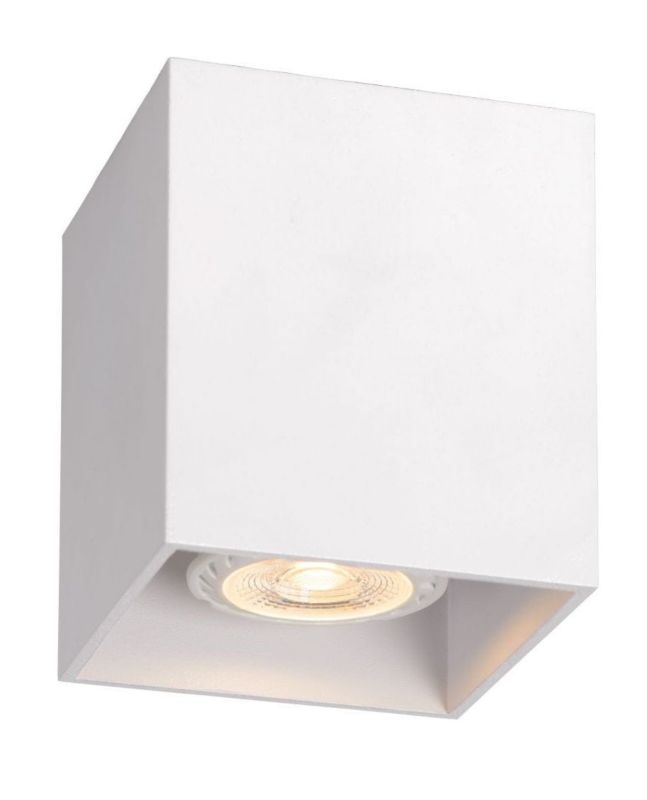 Spot oprawa sufitowa Lucide Bodi biały 1 x GU10 x 50W IP20 wym: 8,25 x 8,25 cm - 1 szt.