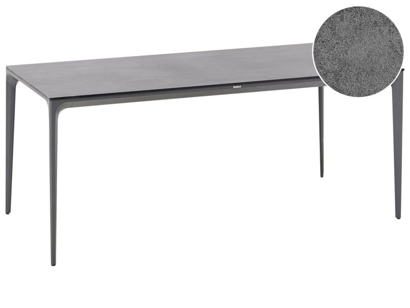 Stół ogrodowy Sovareto 180 cm 90 cm Imitacja kamienia Ciemnoszary 1 szt.