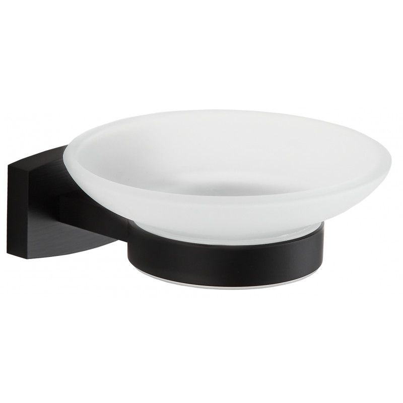 Mydelniczka ścienna Mexen Zoja czarna 11x4 cm 1 szt.