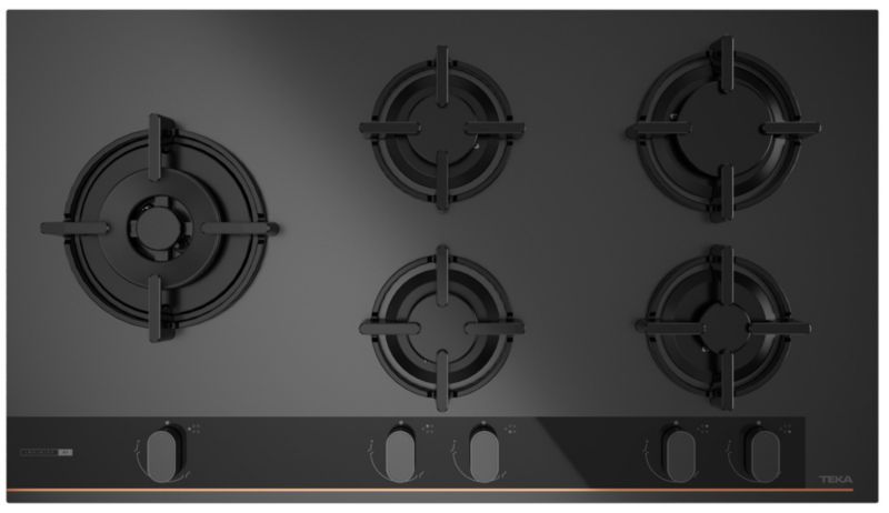 Płyta gazowa TEKA 90cm GBC 95-G1 GBC BM (E5) czarne szkło mat 112570237 1szt.