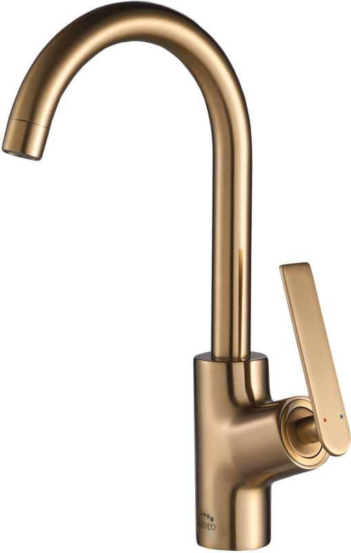 Bateria zlewozmywakowa Laveo Prado z wylewką U miedź