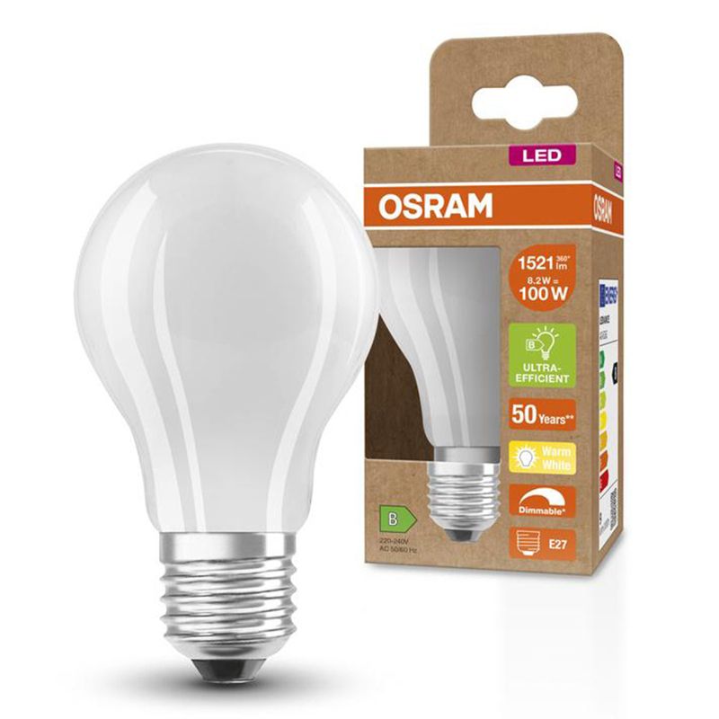 Żarówka LED Osram A60 E27 8.2W 1521lm 2700K 300st Ściemnialna 1 szt.