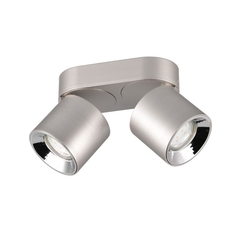 Oprawa sufitowa Trio Guayana odcienie srebra 2 x GU10 x 10W IP20 wym: 12 x 18 x 8,7 cm - 1 szt.