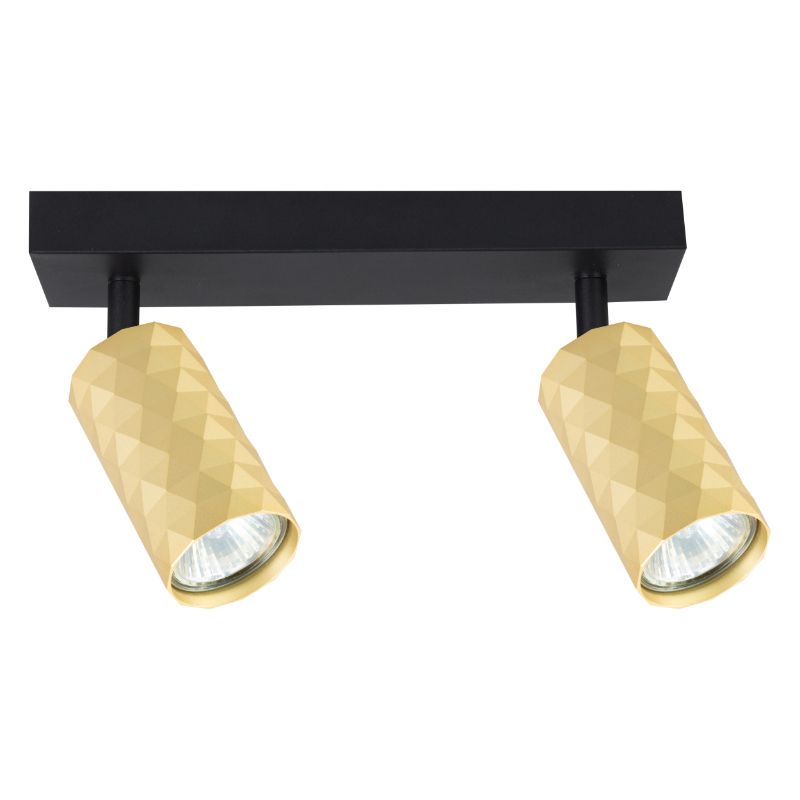 Lampa punktowa, DPM, 2 x GU10, złota, 1szt
